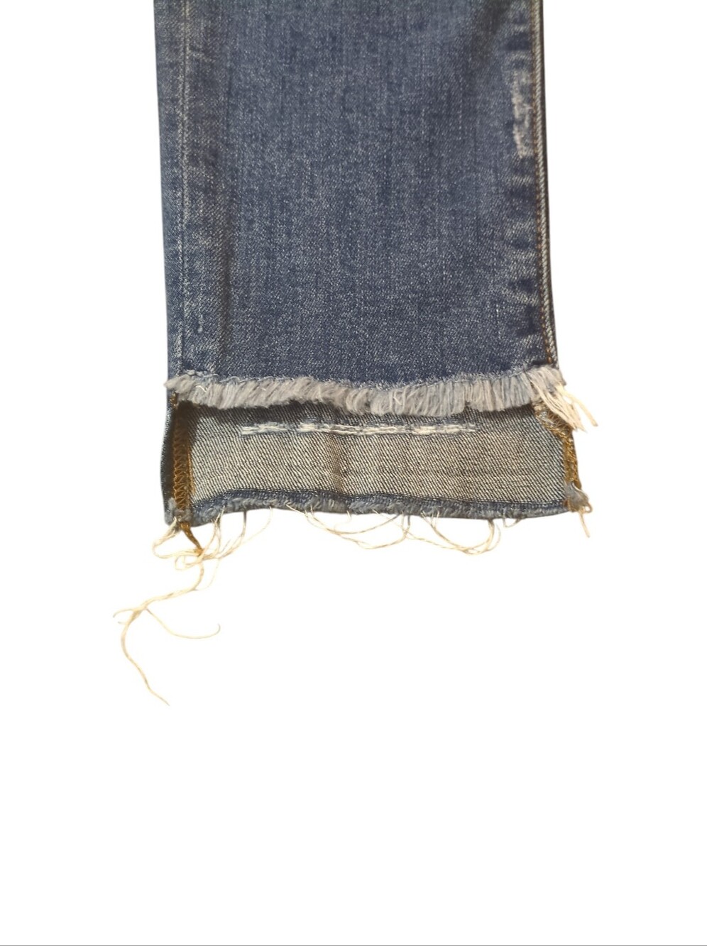 Flying Monkey Women's Blue Distressed Straight-Leg Jeans - Picture 4 of 11